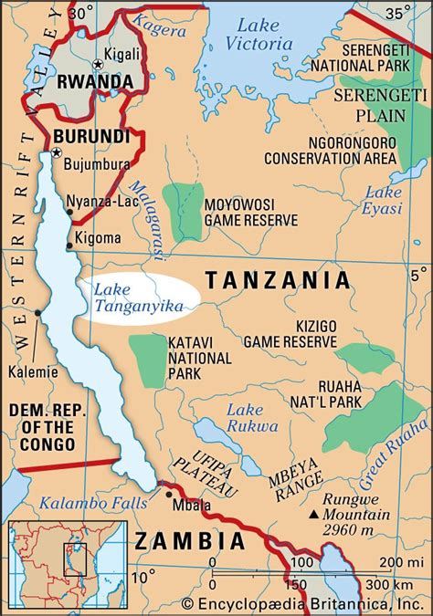 Lake Tanganyika .